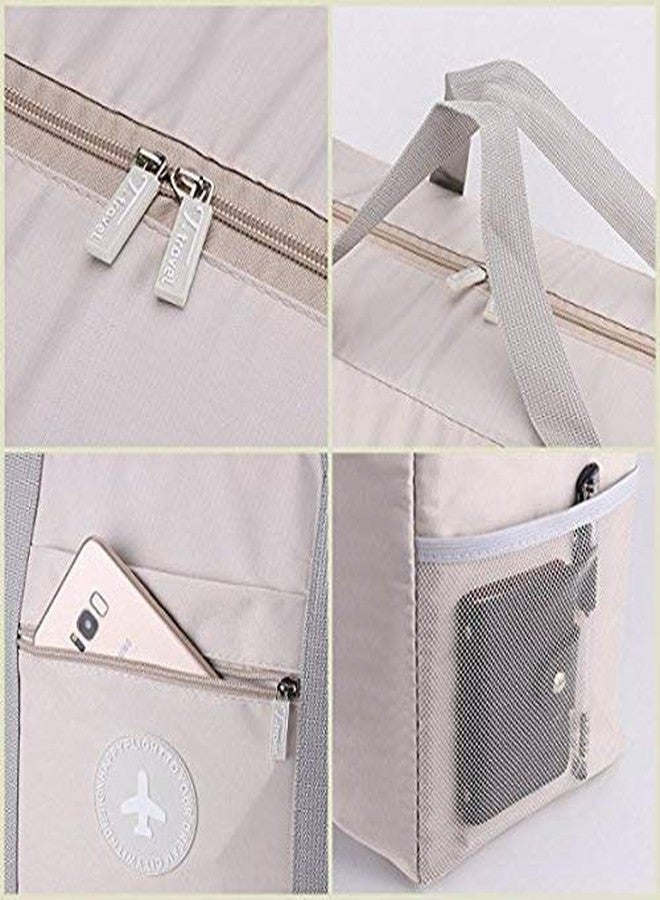 ستايليز حقيبة سفر ستايليز المصنوعة من البوليستر، قابلة للطي، للجنسين، مقاومة للماء، قابلة للطي، منظم سفر (S11092_أزرق سماوي) - Image 3